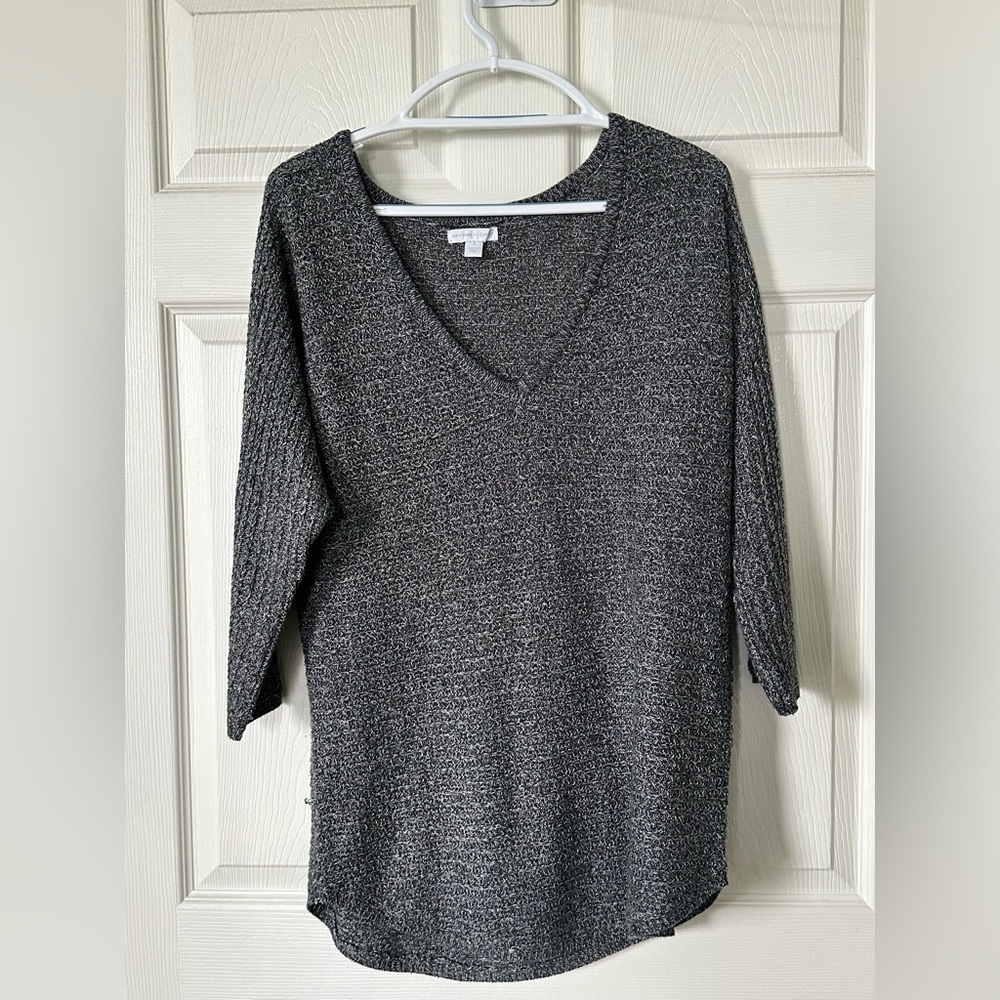 New York & Company Gray Knit Sweater